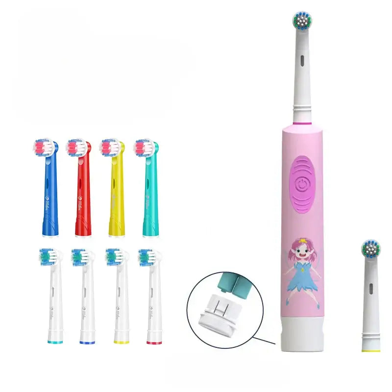 Shopnex Mini – Brosse à dents électrique pour enfants (LED)