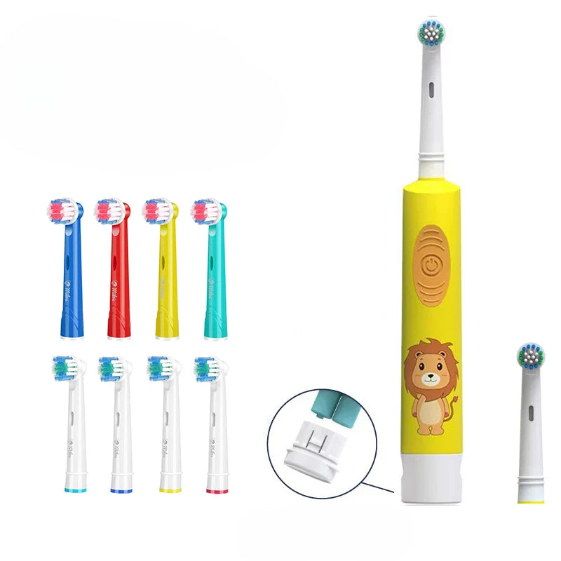 Shopnex Mini – Brosse à dents électrique pour enfants (LED)