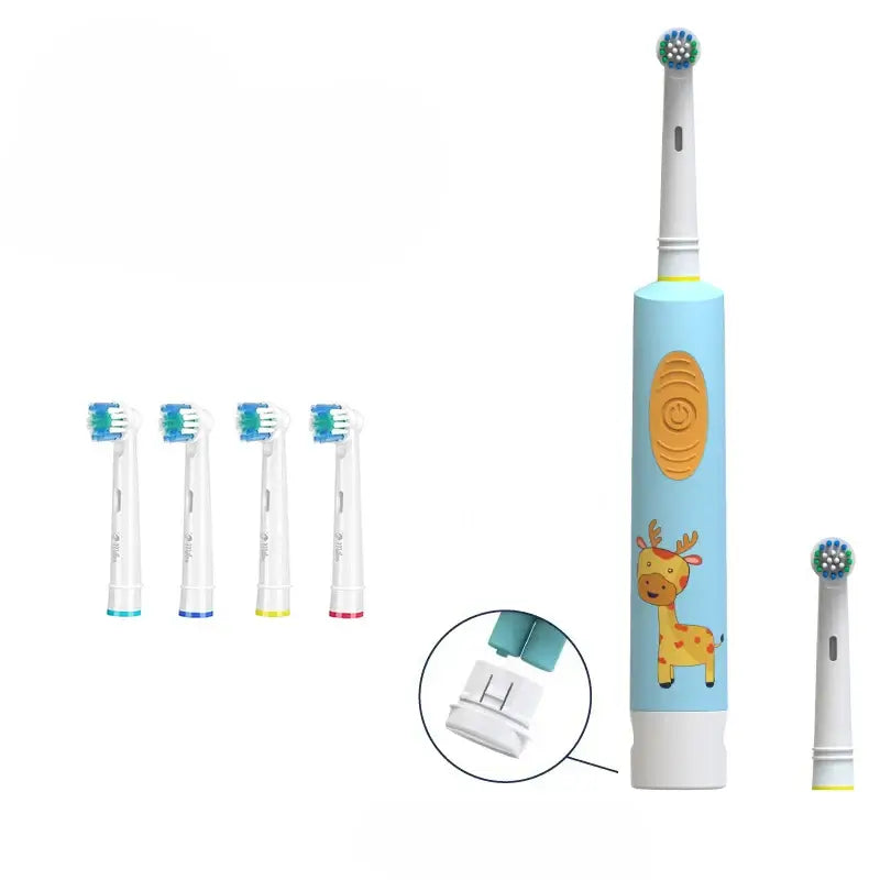 Shopnex Mini – Brosse à dents électrique pour enfants (LED)