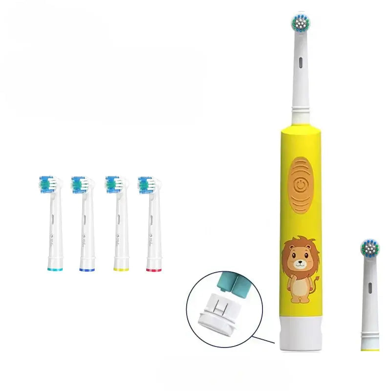 Shopnex Mini – Brosse à dents électrique pour enfants (LED)