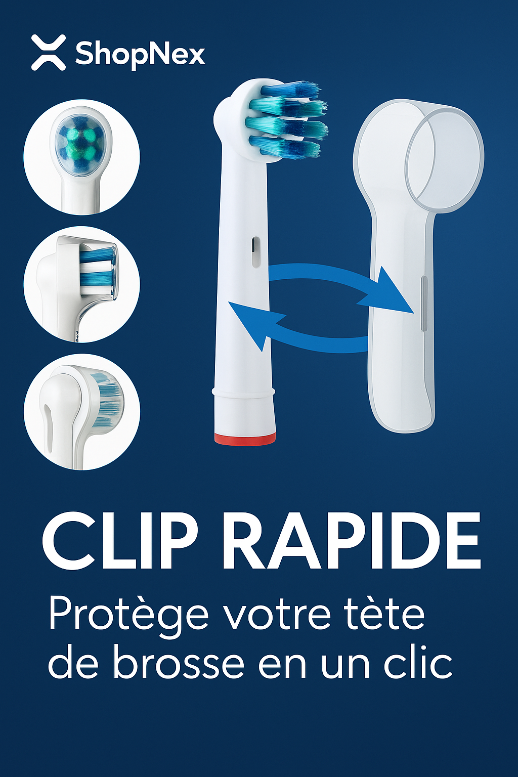 Étui Protecteur pour Têtes de Brosse • Hygiène & Protection