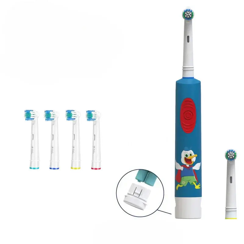 Shopnex Mini – Brosse à dents électrique pour enfants (LED)