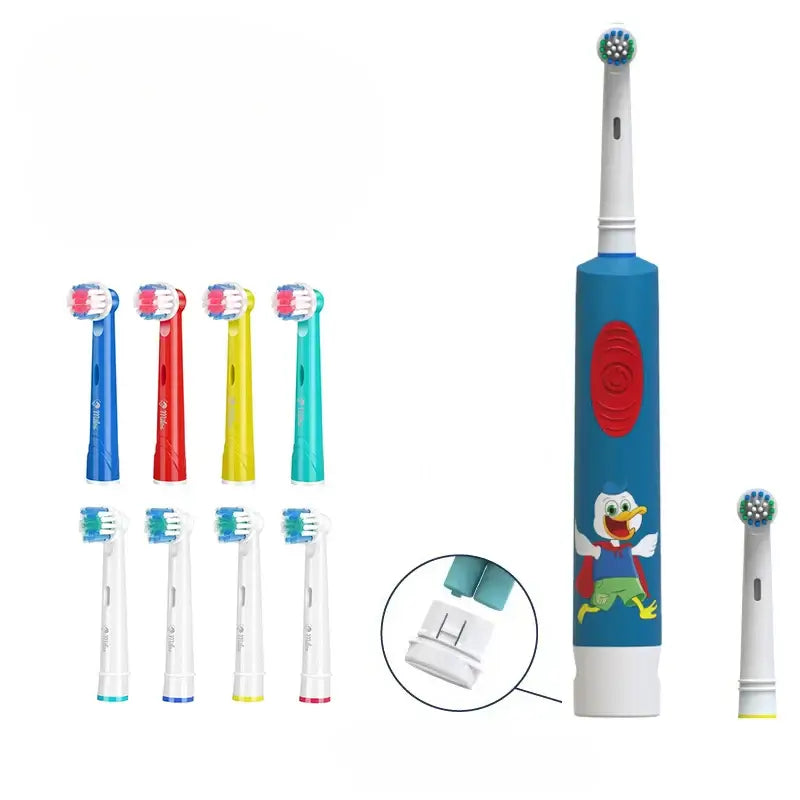 Shopnex Mini – Brosse à dents électrique pour enfants (LED)