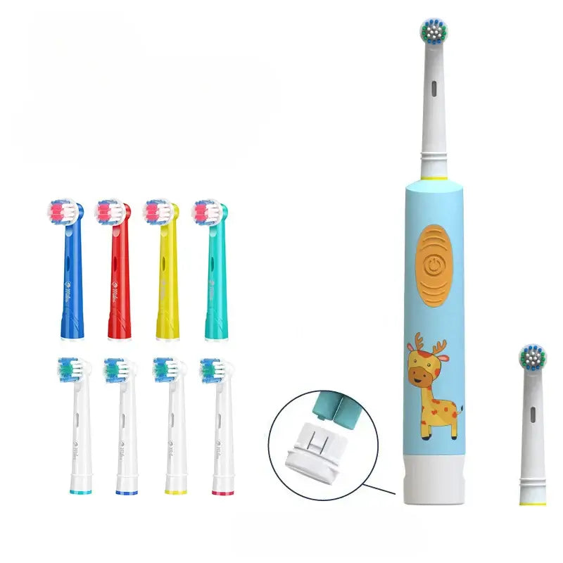 Shopnex Mini – Brosse à dents électrique pour enfants (LED)