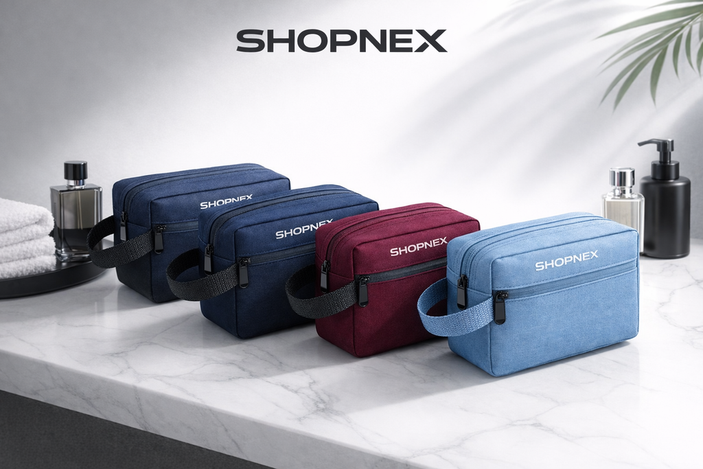 Trousse de Toilette Waterproof – Sac de Voyage Compact & Organisateur