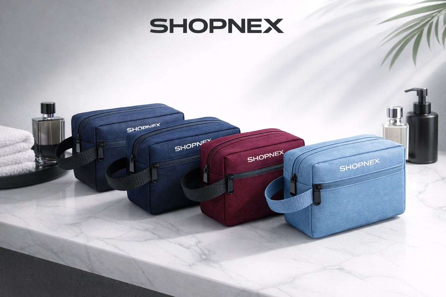 Trousse de Toilette Waterproof – Sac de Voyage Compact & Organisateur