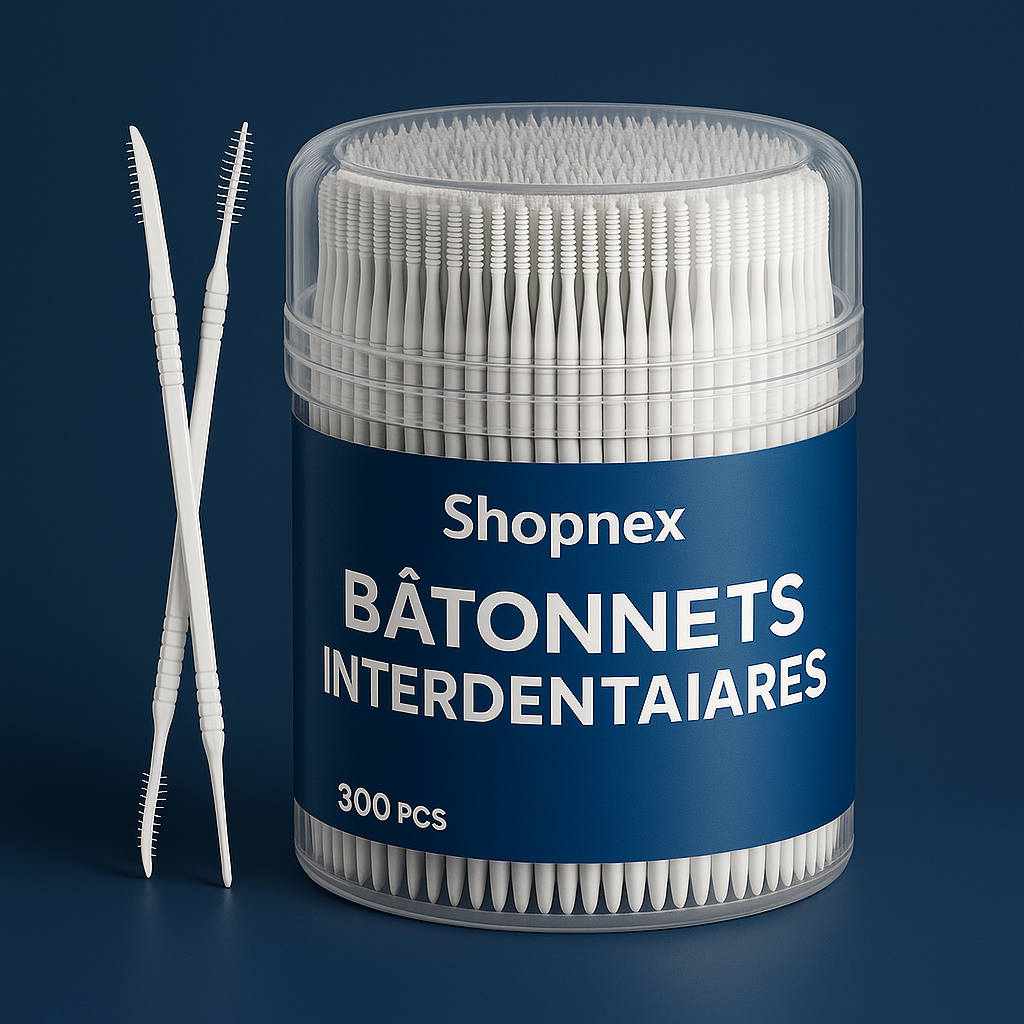 300 Bâtonnets Interdentaires – Cure-Dents Brosse Hygiéniques.