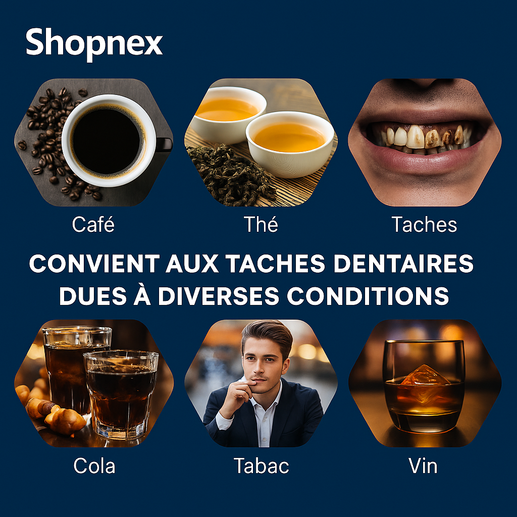 ShopNex - Dentifrice Violet Anti-Jaunissement | Blanchiment Immédiat.