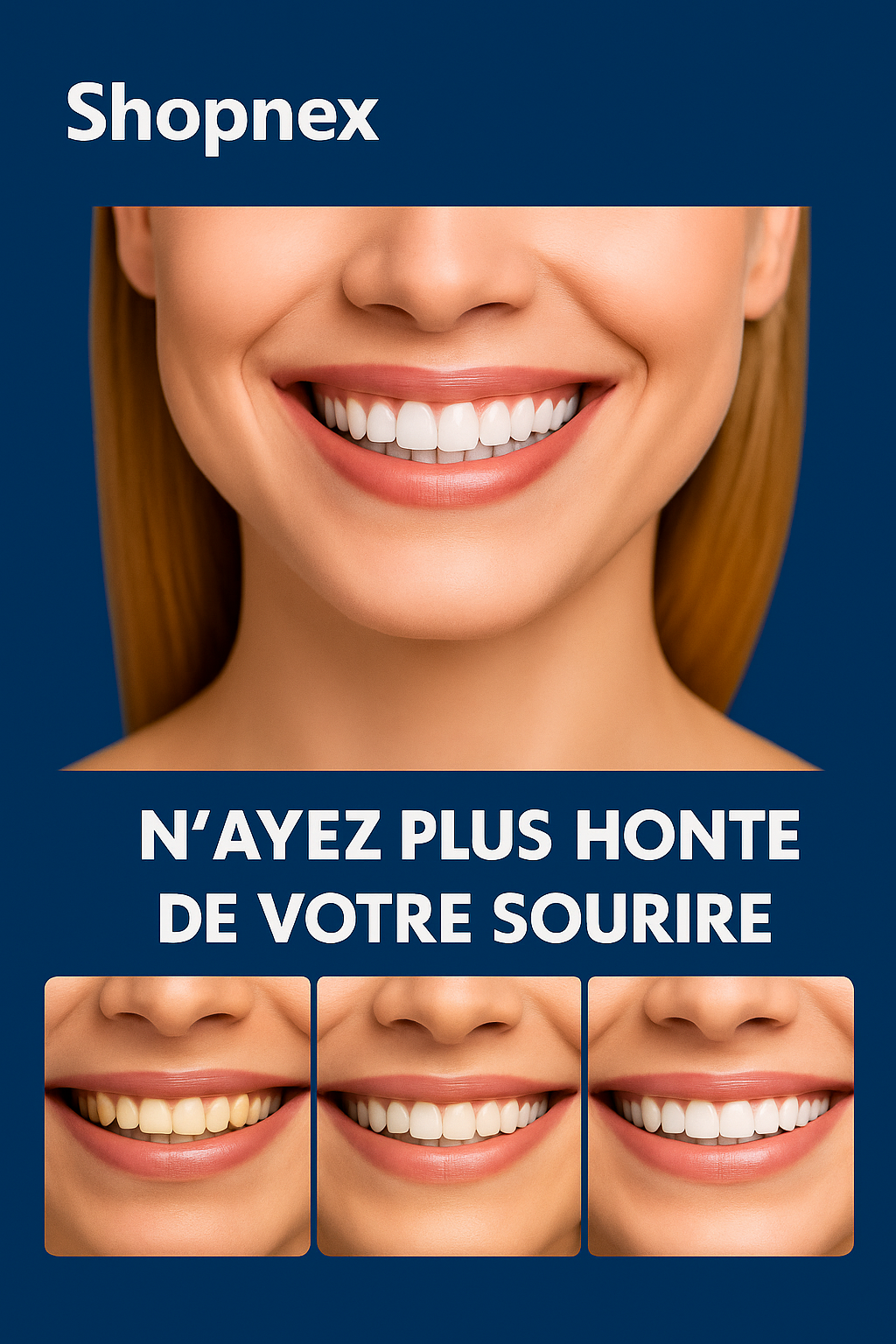 ShopNex - Dentifrice Violet Anti-Jaunissement | Blanchiment Immédiat.