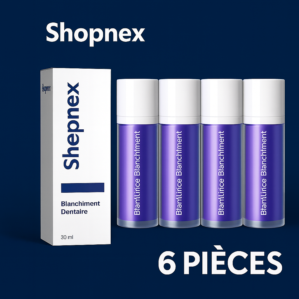 ShopNex - Dentifrice Violet Anti-Jaunissement | Blanchiment Immédiat.