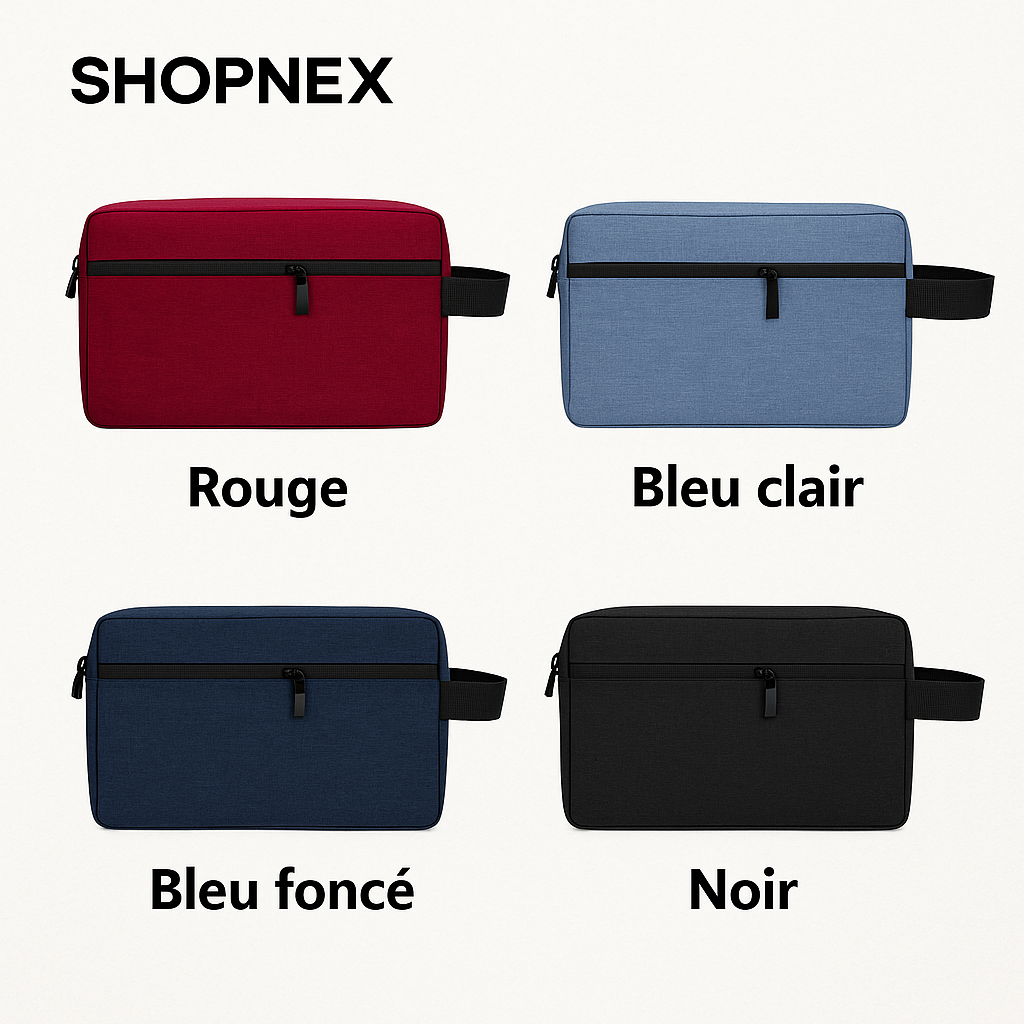 Trousse de Toilette Waterproof – Sac de Voyage Compact & Organisateur