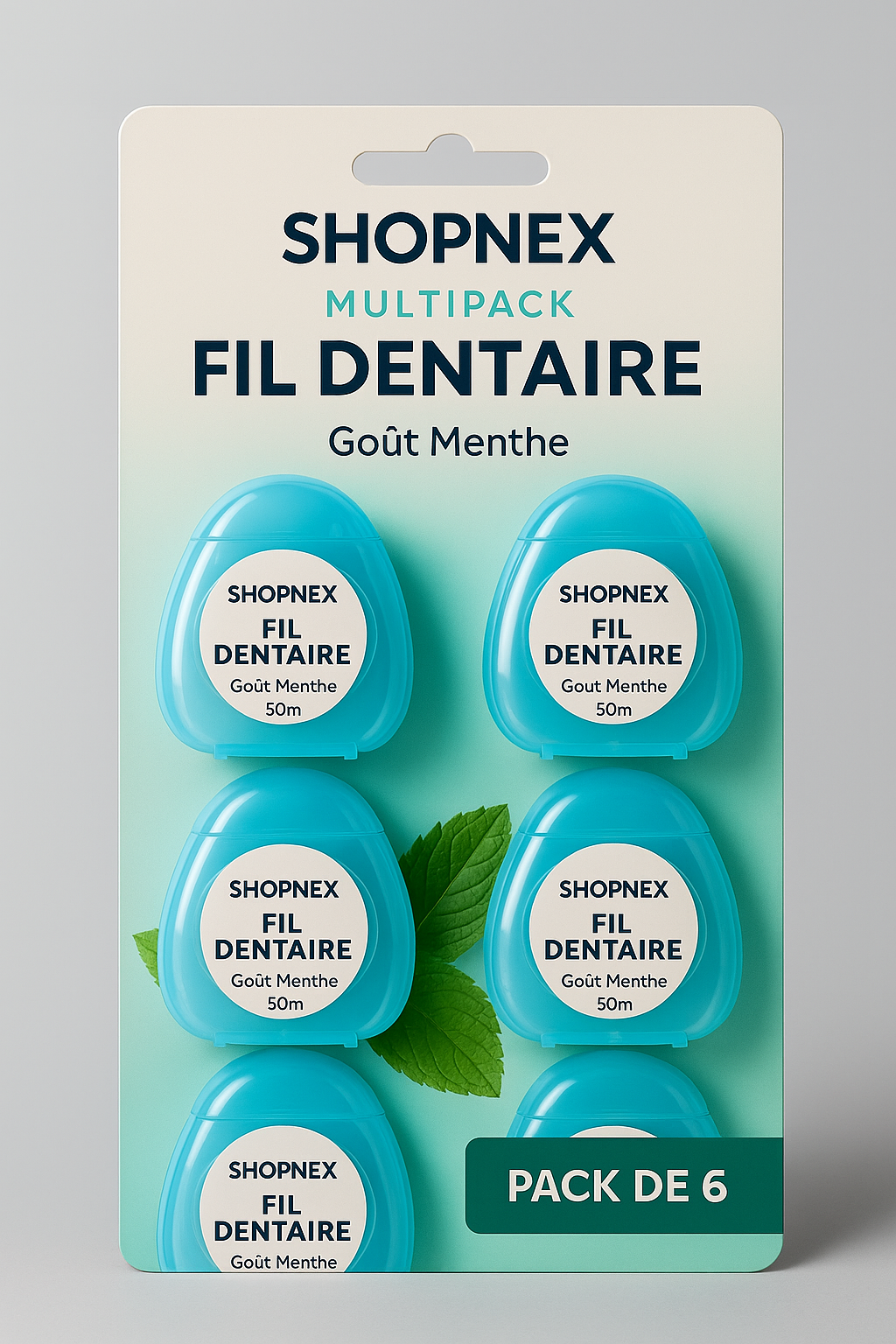 Fil Dentaire Mentholé – Nettoyage Interdentaire.