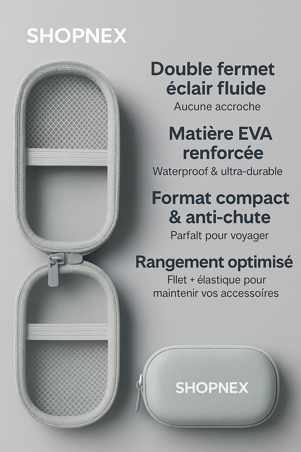 Étui de Voyage pour Brosse à Dents Électrique.