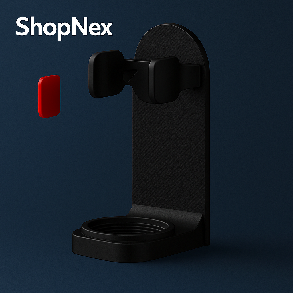 Support mural en silicone pour brosse à dents électrique.