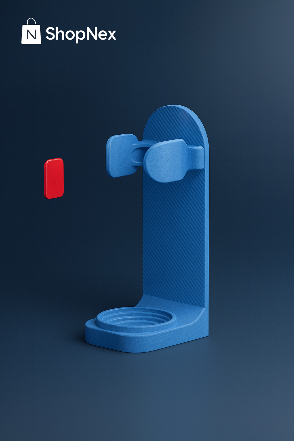 Support mural en silicone pour brosse à dents électrique.