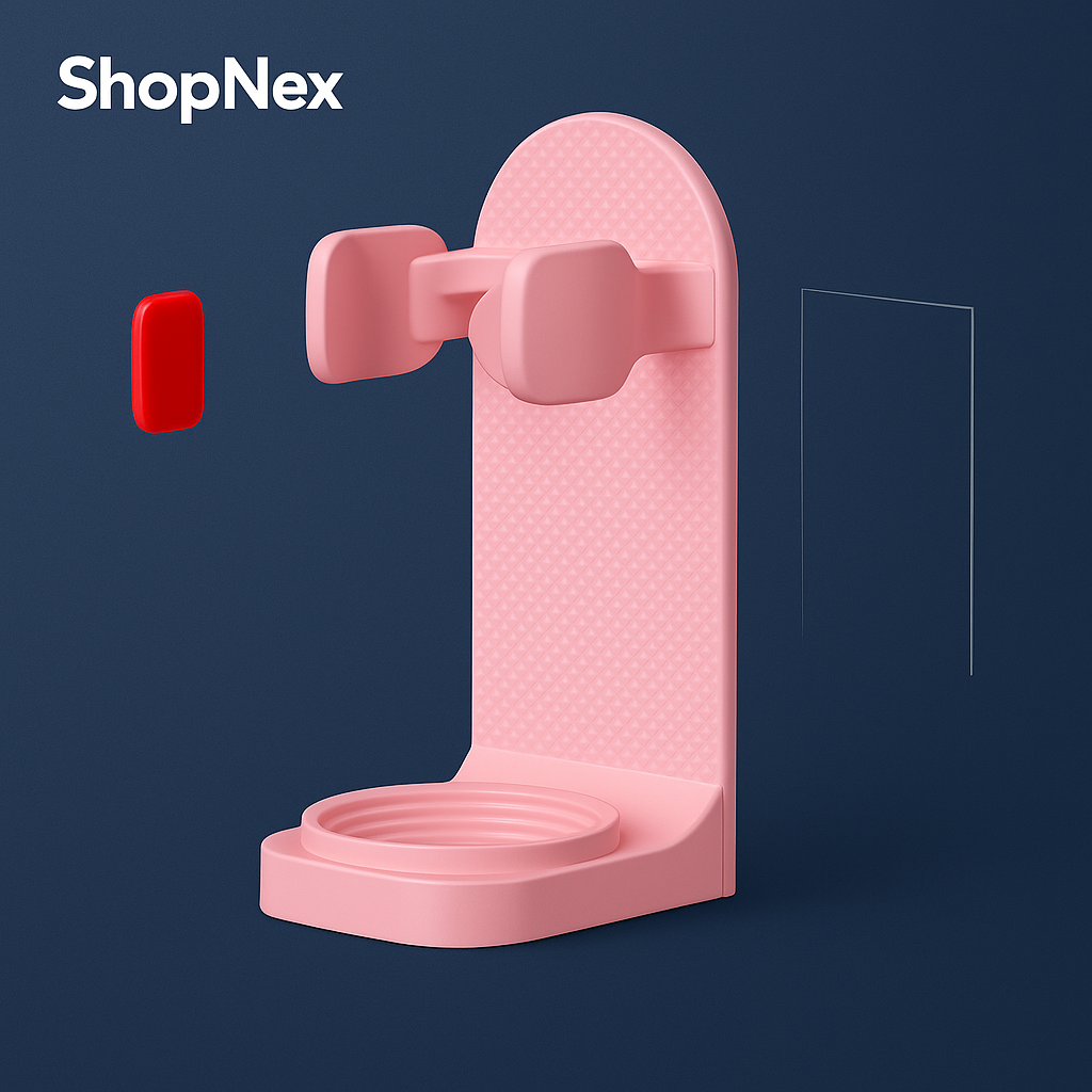 Support mural en silicone pour brosse à dents électrique.